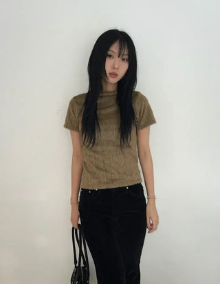 Ruffy leopard fur jacket