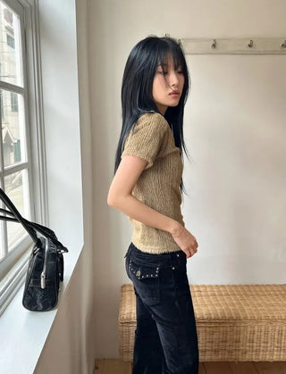 Ruffy leopard fur jacket