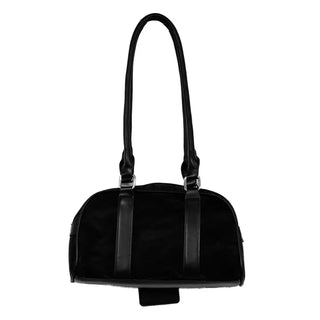 Long handle perforated shoulder bag