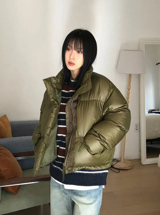 Mute Crop Short Padded Jacket