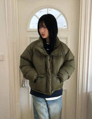 Mute Crop Short Padded Jacket