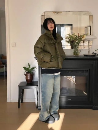 Mute Crop Short Padded Jacket
