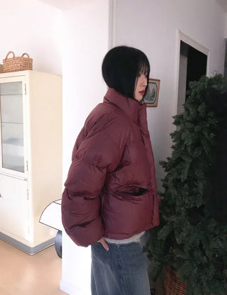 Mute Crop Short Padded Jacket