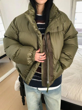 Mute Crop Short Padded Jacket