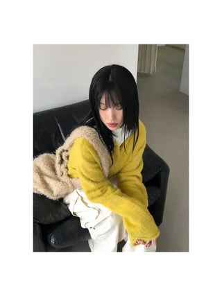 Low Button Hooded Long Sleeve