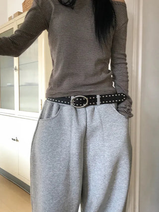 Oval Stud Belt