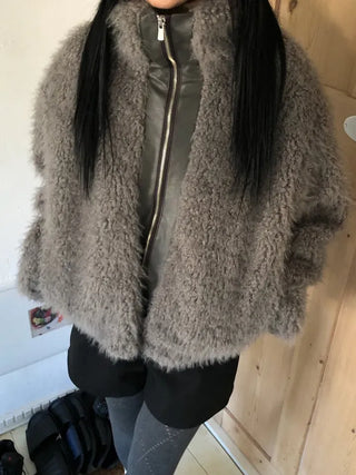 Cuban Boucle Half Jumper