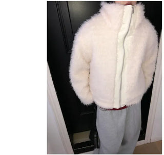 Cuban Boucle Half Jumper
