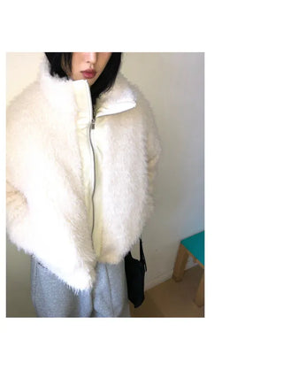 Cuban Boucle Half Jumper