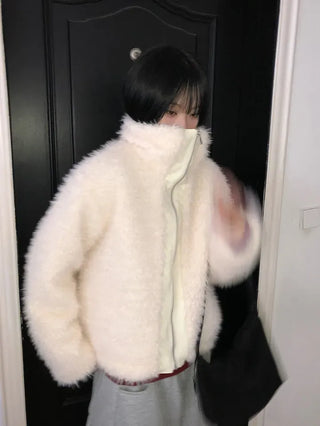 Cuban Boucle Half Jumper