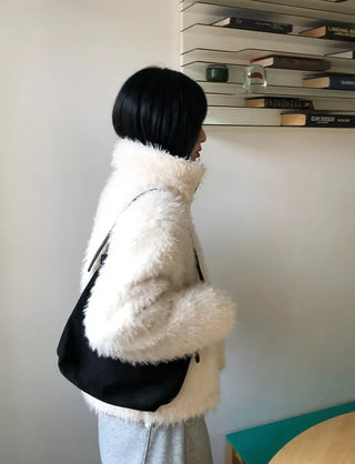 Cuban Boucle Half Jumper