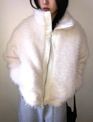 Cuban Boucle Half Jumper
