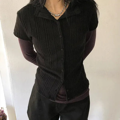 Mersey High-Neck Cardigan