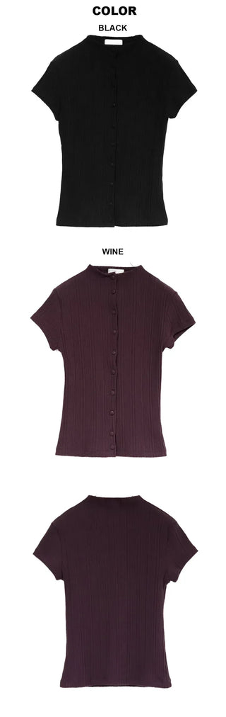 Mersey High-Neck Cardigan