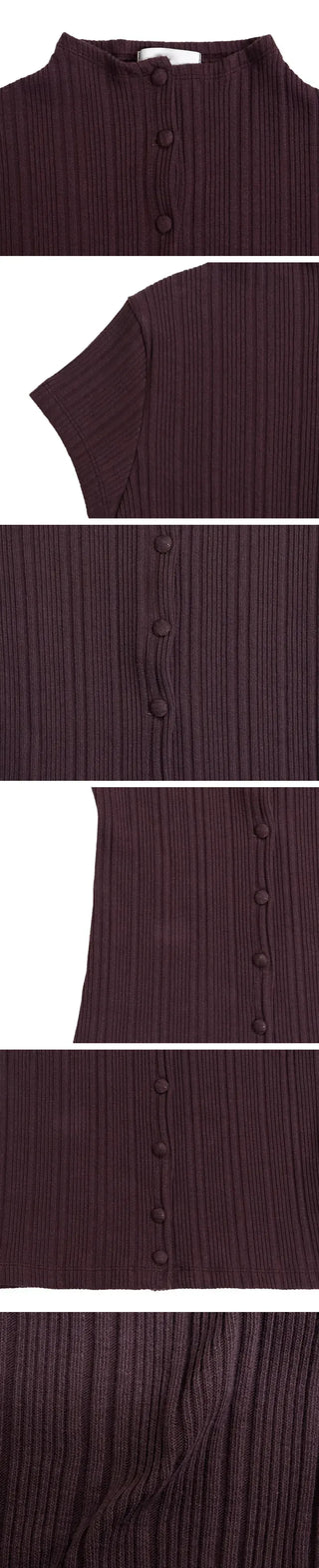 Mersey High-Neck Cardigan