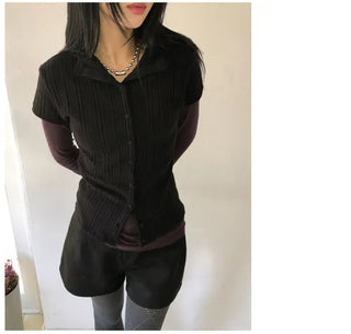 Mersey High-Neck Cardigan