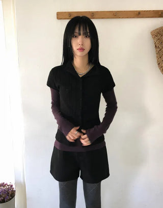 Mersey High-Neck Cardigan