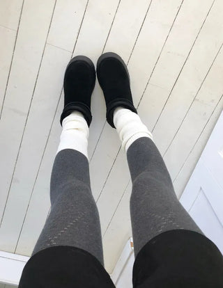 Ribbed Long Leg Warmers