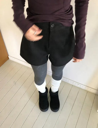 Ribbed Long Leg Warmers