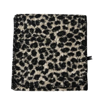 Noir Leopard Scarf