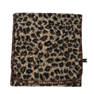 Noir Leopard Scarf