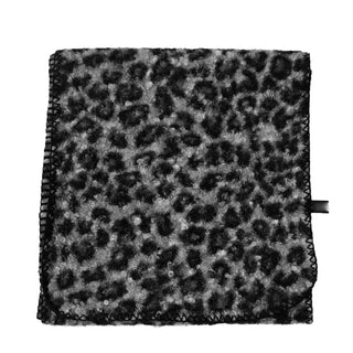 Noir Leopard Scarf
