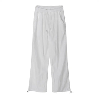 Air Cool String Banding Wide Pants