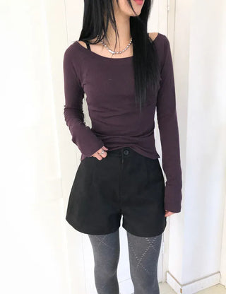 Diamond Punching Knit Tights
