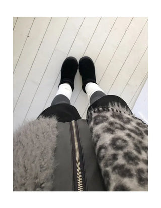 Diamond Punching Knit Tights