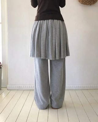 School Brushed Pleated Pants