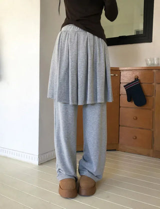 School Brushed Pleated Pants