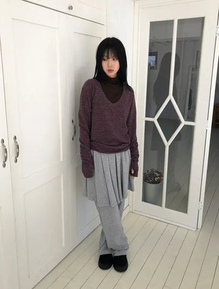 School Brushed Pleated Pants