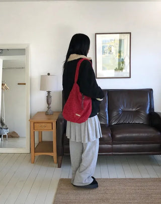 School Brushed Pleated Pants