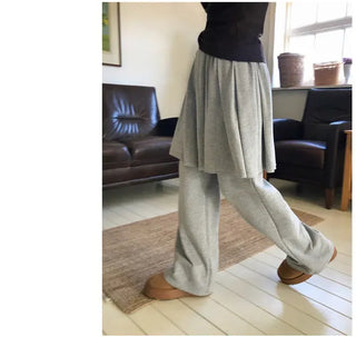 School Brushed Pleated Pants
