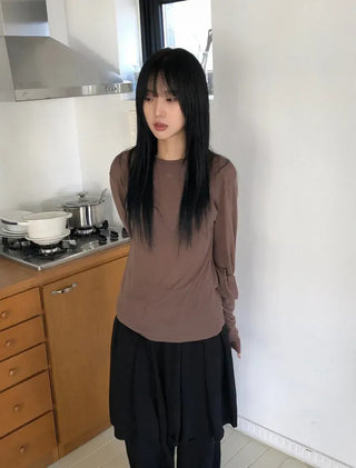 School Brushed Pleated Pants