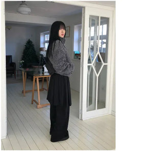 School Brushed Pleated Pants