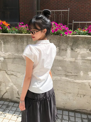 Frilled Tiered Layered Midi Skirt