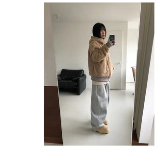 Genie Pintuck Wide Sweatpants