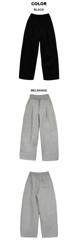 Genie Pintuck Wide Sweatpants