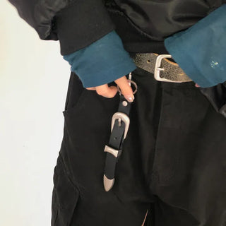 Western Belt Keyring