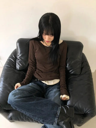 A Coated Long Padded Jacket