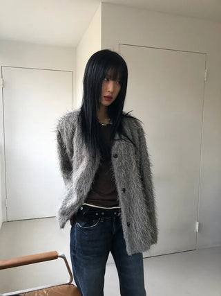 A Coated Long Padded Jacket