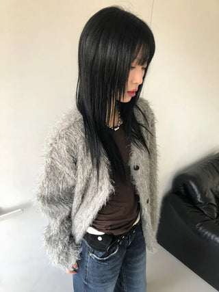 A Coated Long Padded Jacket