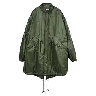 A Coated Long Padded Jacket