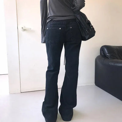 Kachi Wide Elastic Bootcut Pants