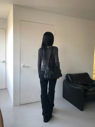 Kachi Wide Elastic Bootcut Pants
