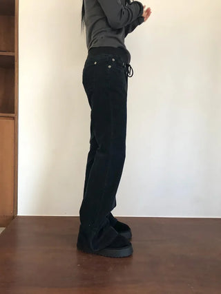 Kachi Wide Elastic Bootcut Pants
