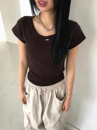 Posie Warm Round Half Tee