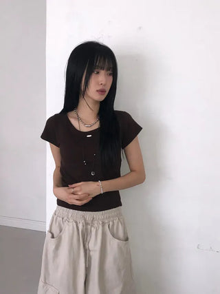 Posie Warm Round Half Tee
