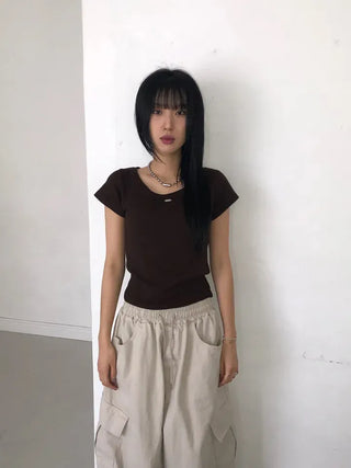 Posie Warm Round Half Tee